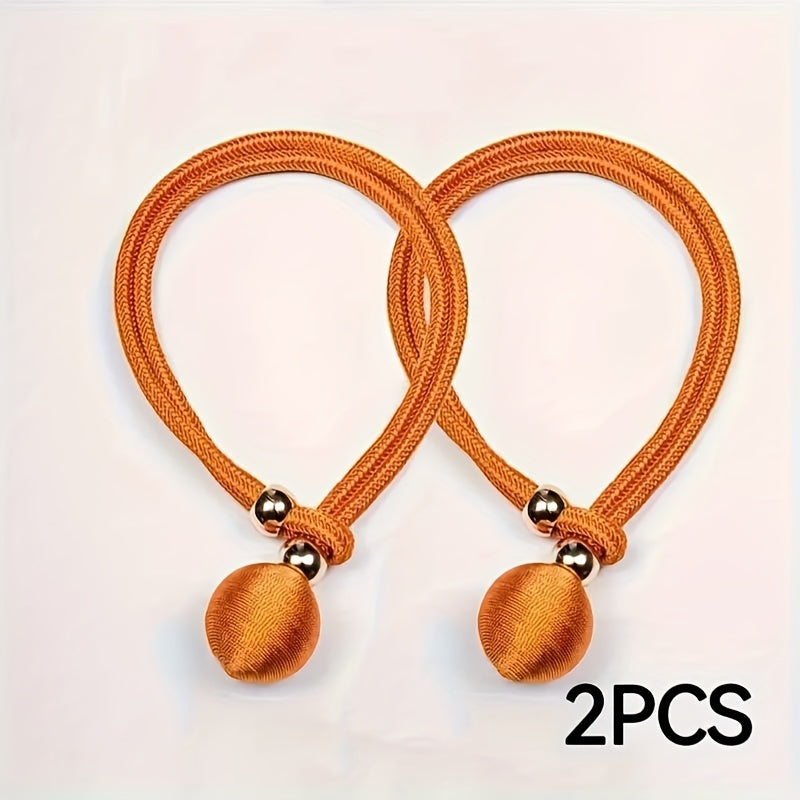 French Style Polyester Curtain Tiebacks, Adjustable, Easy to Install, for Bedrooms and Living Rooms