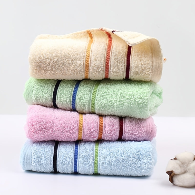 100% Cotton Towel Super Absorbent Contemporary Design Ideal for Christmas Hand Wash Dry Clean Safe
