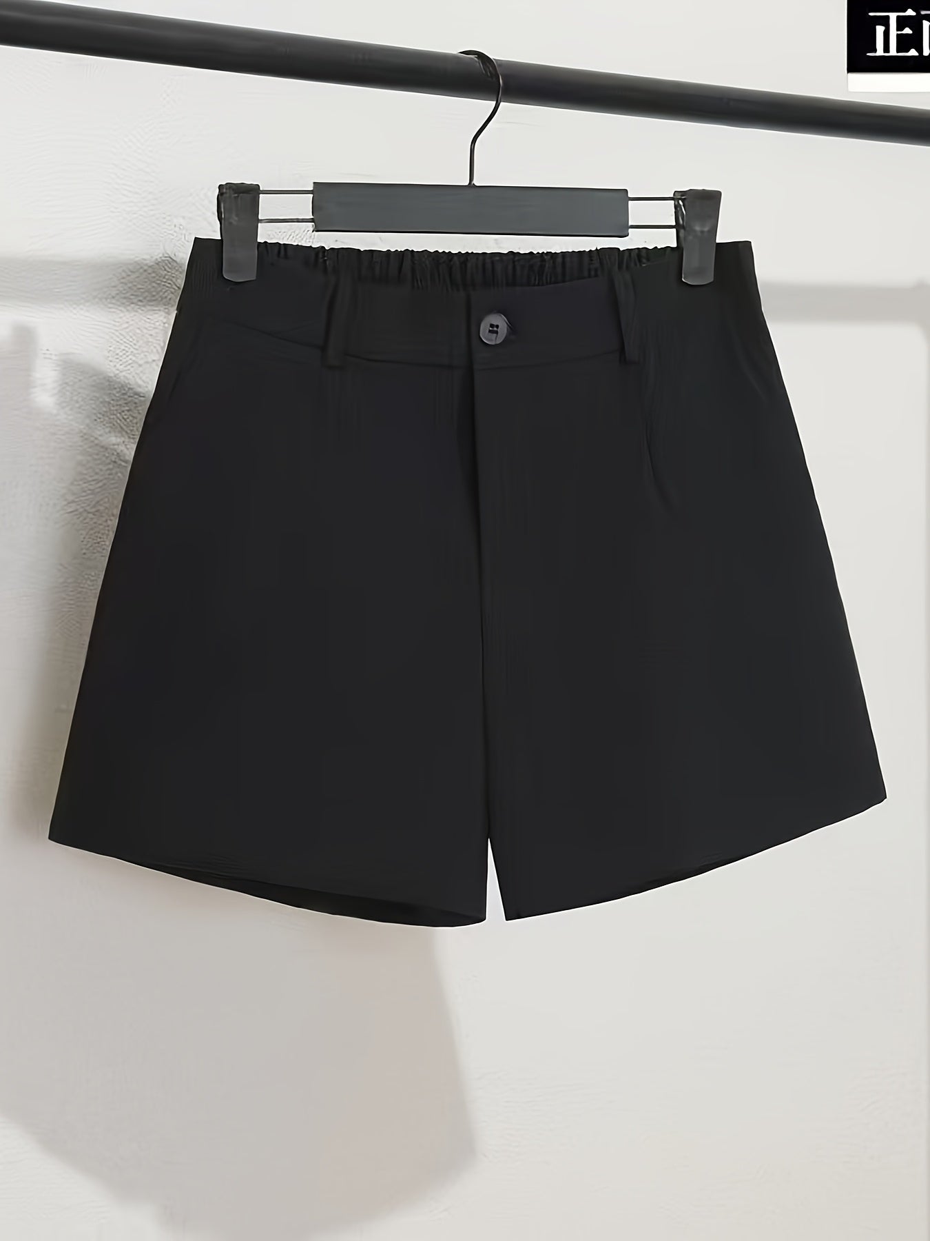 Women's High-Waist Pleated Shorts White Summer Skort Lightweight Machine Washable