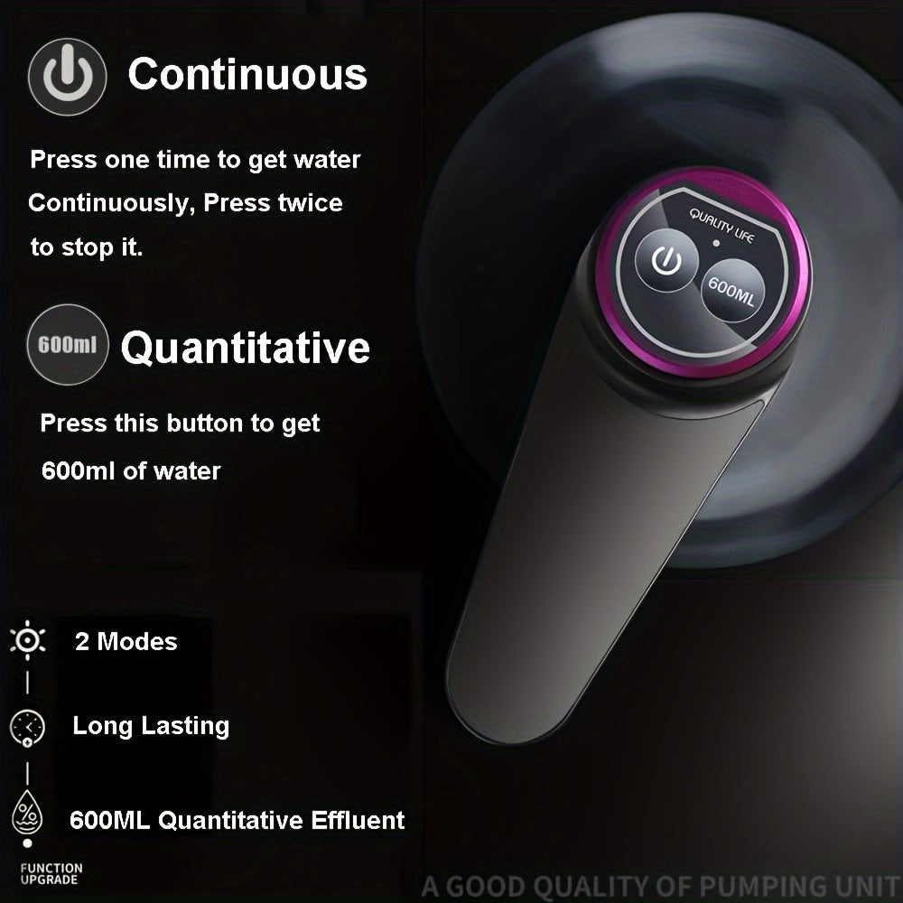 Portable Water Dispenser Pump for 7.57-18.93 L Water Jugs with USB Rechargeable Battery