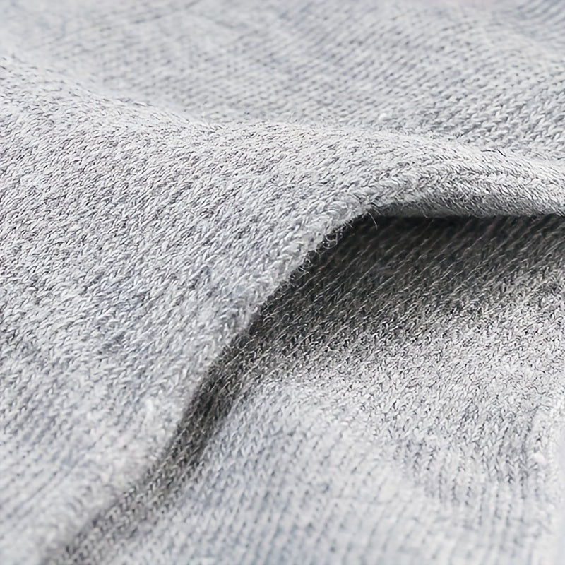 Men's Mid-Calf Split Toe Socks 10 Pairs Solid Color Breathable All Seasons