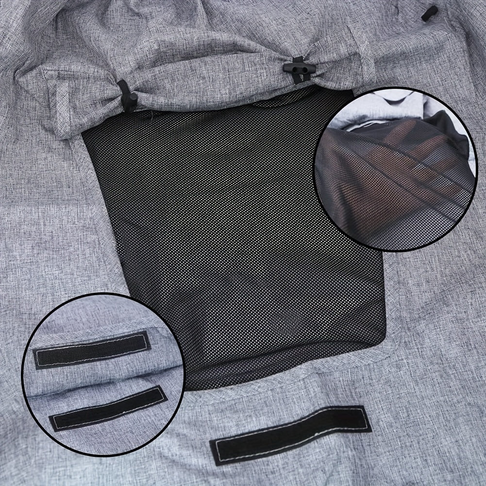 Stroller Sunshade UV Protection Waterproof Polyester with Viewing Window