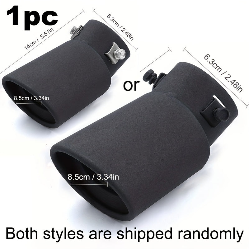 Универсальные нержавеющие стальные насадки на выхлопную трубу автомобиля хром, радужное золото, прочные