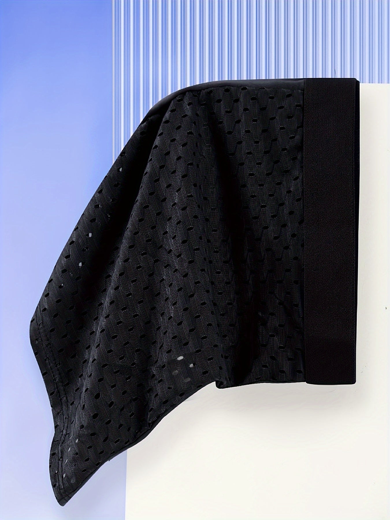 Men's Mesh Boxer Briefs Assorted 10 Pack Navy Dark Blue Charcoal Burgundy Elastic Waist