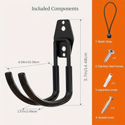 Electric Vehicle Wall Mount Charger Hook Durable Steel for Indoor Outdoor Use