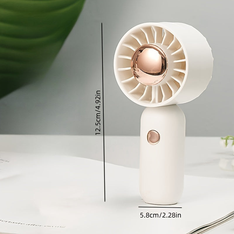 Portable Mini Fan with USB Rechargeable Battery for Indoor Outdoor Use