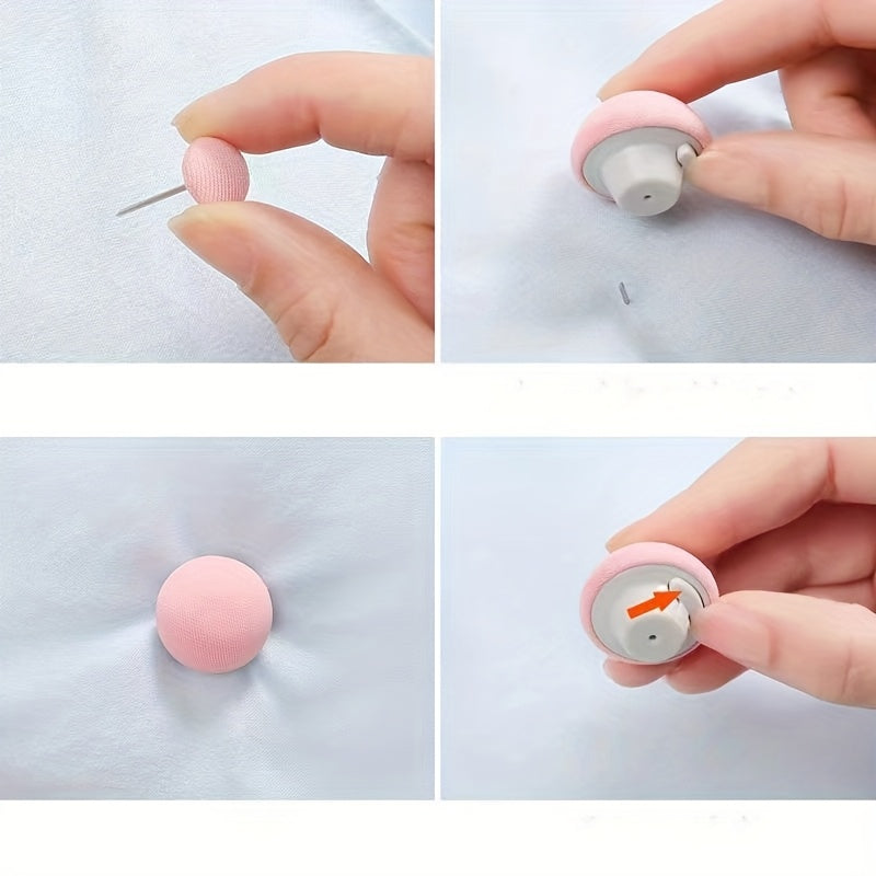 Pink Mushroom Bed Sheet Fasteners Non-Slip Removable PP Material Safety