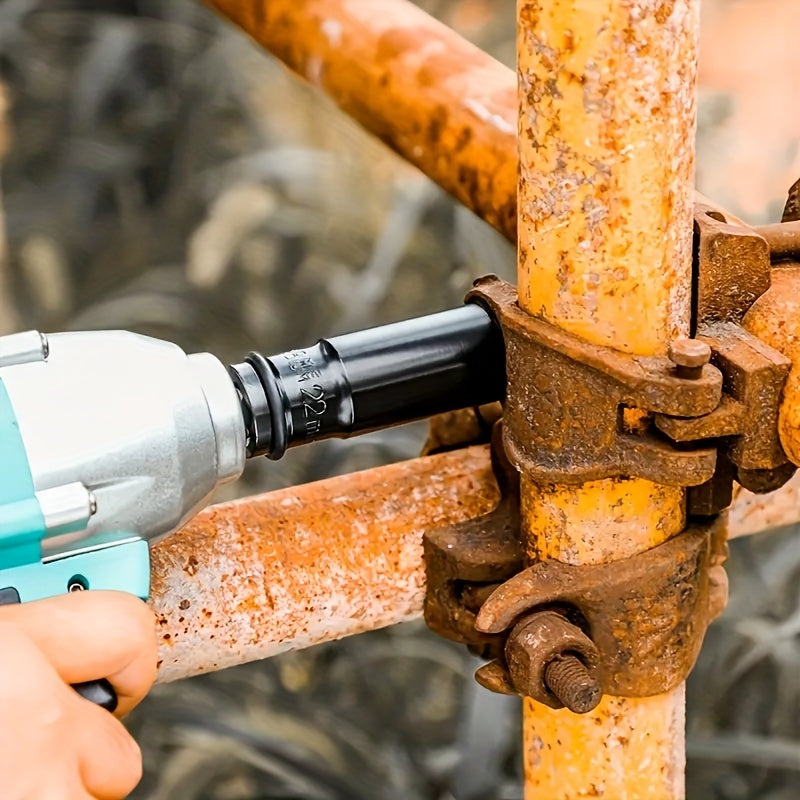 10 Pack Deep Drive Impact Wrench Socket Set 8-17mm Carbon Steel Auto Repair