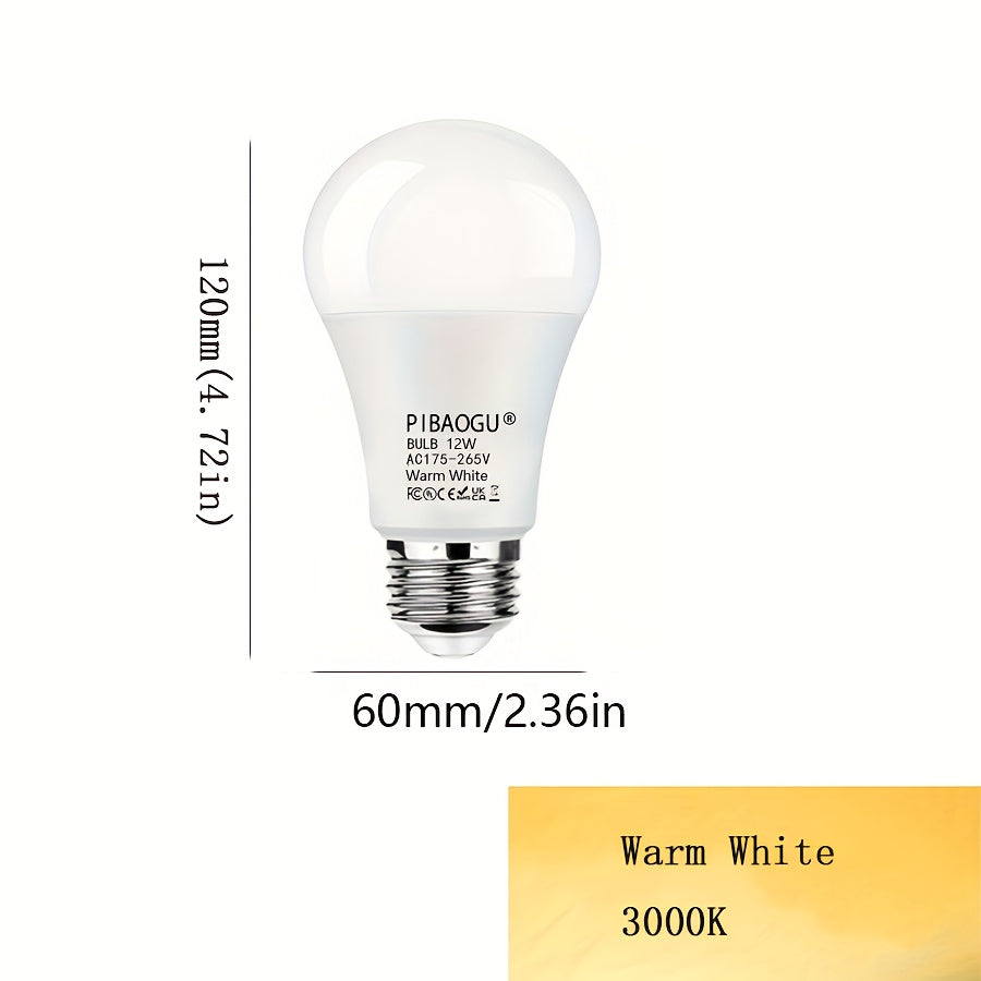 Pack de 10 bombillas LED E27 12W Blanco cálido, Blanco frío, Blanco neutro Iluminación interior