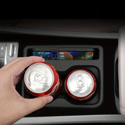 Center Car Interior Storage Tray Fixed Water Cup Holder Organizer Accessories