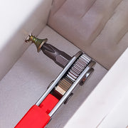 Steel Wrench Handle for Narrow Spaces Red Elbow and Phillips Screwdriver