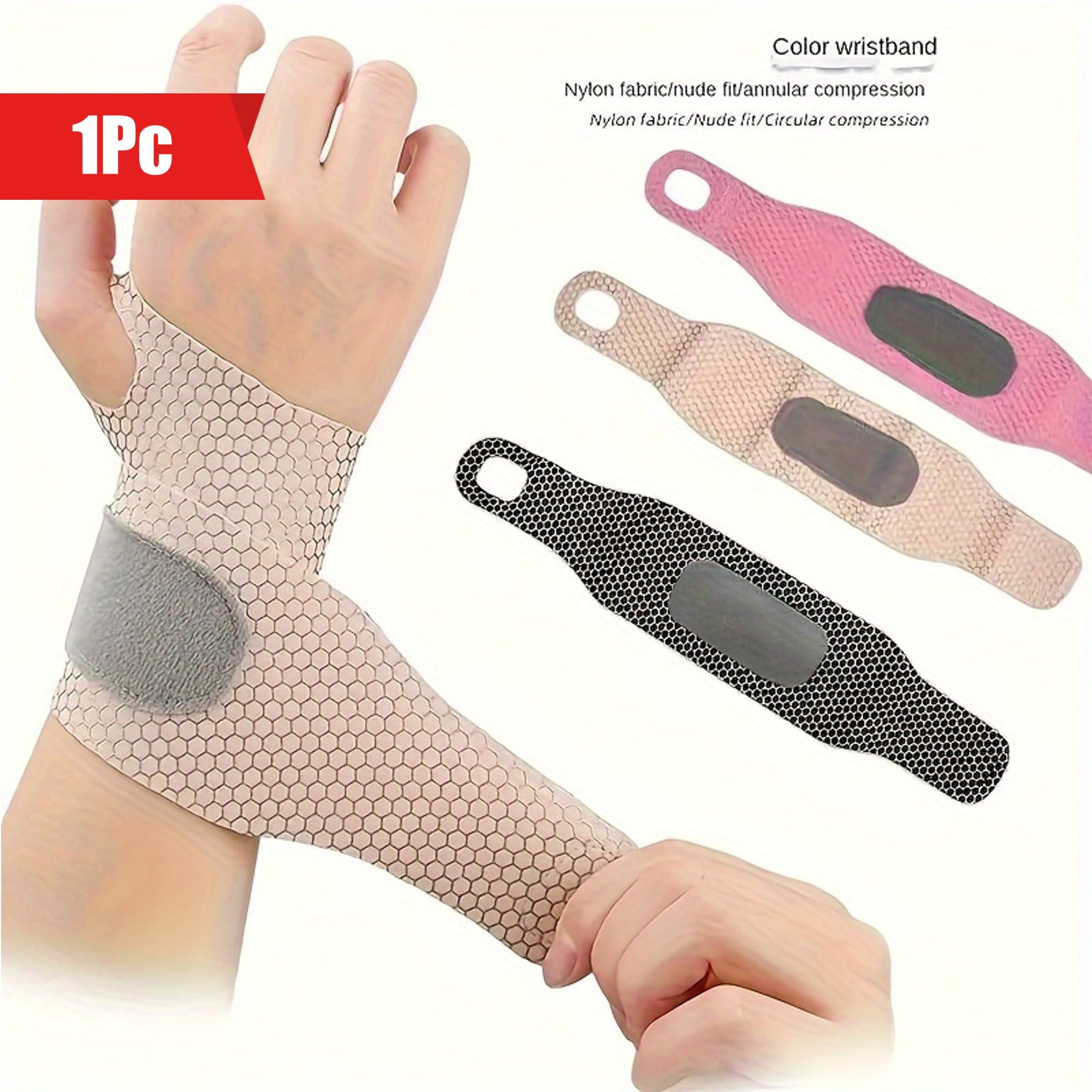 Unisex Adjustable Breathable Wrist Brace Support for Sports Injury