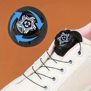 No-Tie Shoelace Buckles Steel Wire Clips for Sneakers Boots Outdoor Sports