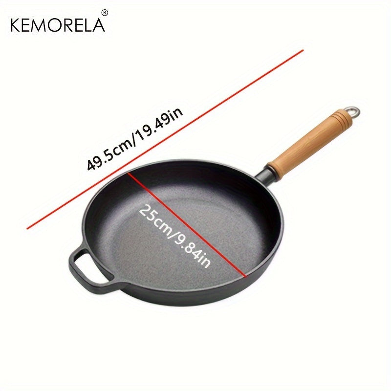 Cast Iron Skillet Non-Stick Cookware for Gas Electric Induction Stoves 10 Inch
