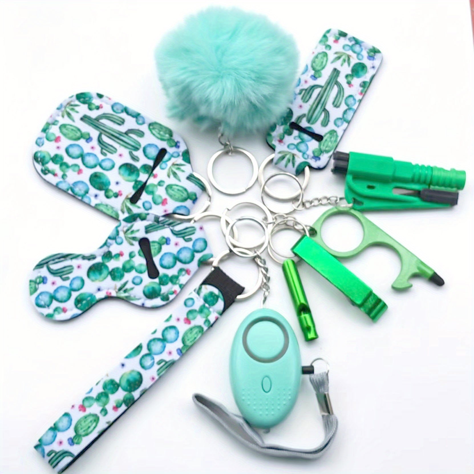 Self-Defense Kit for Women, Personal Alarm, Safety Accessories, 10-Piece Set