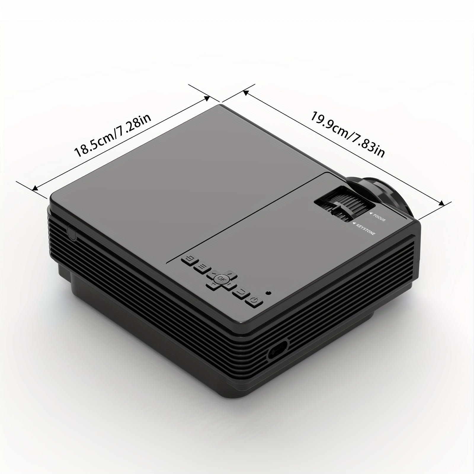 Mini Portable Projector 1080P Full HD Wifi Bluetooth Compact Video Player