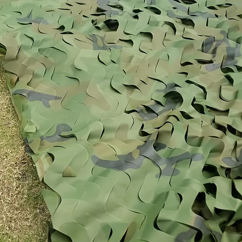 Camouflage Hunting Backstop Net and Ghillie Suit Curtains for Camping and Outdoor Activities