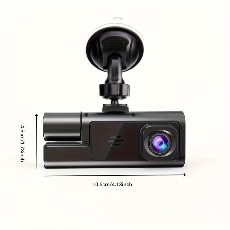 HD видеорегистратор с ночным видением, двойная камера, комплект, автомобильный DVR