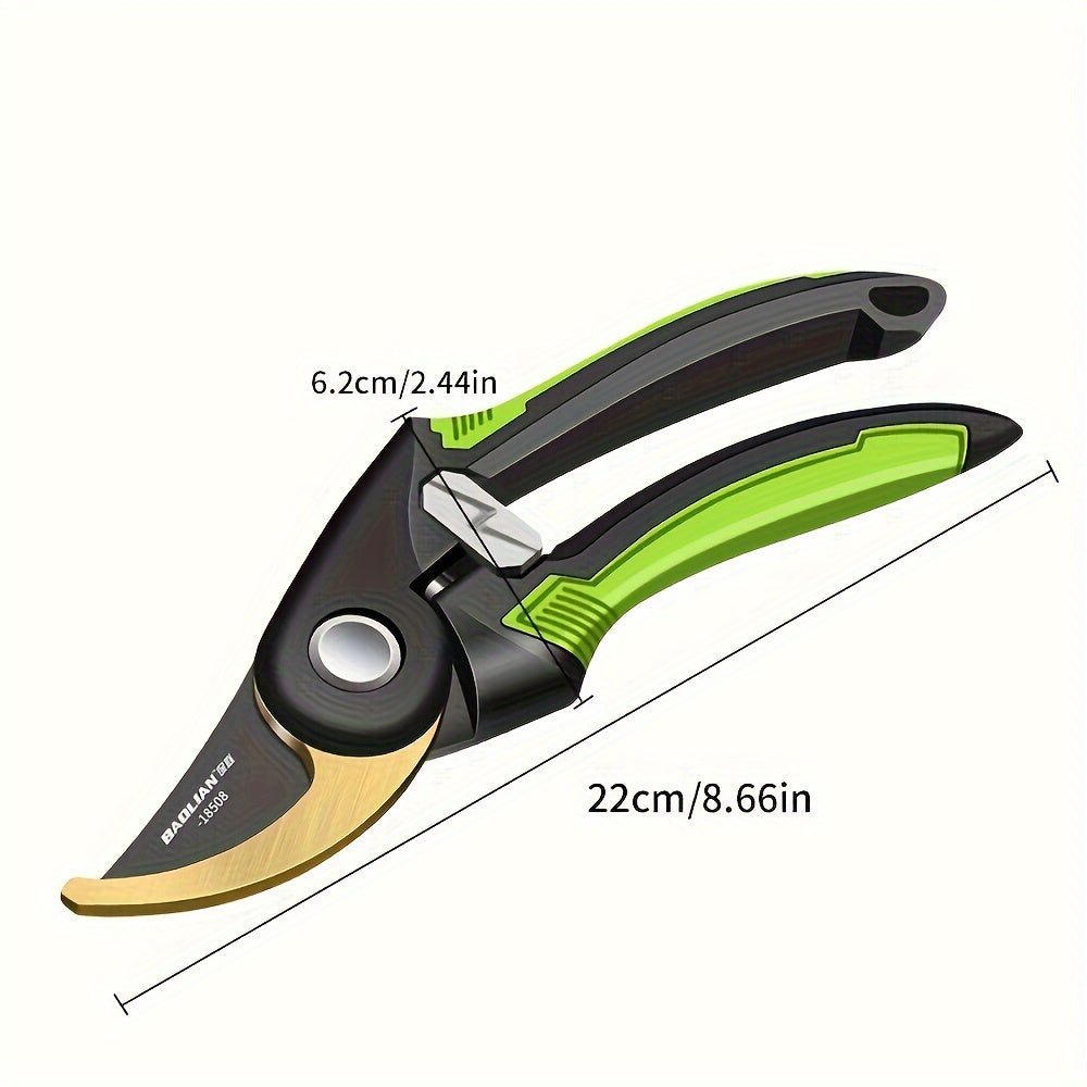 Professional Gardening Pruning Shears High Carbon Steel Ambidextrous Trim Tree Branches