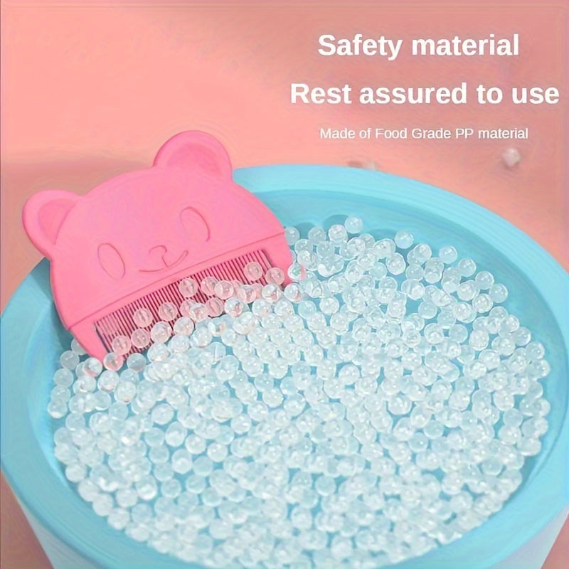 Baby Grooming Set for Newborns Silicone Shampoo Brush and Gentle Comb for Ages 0-3