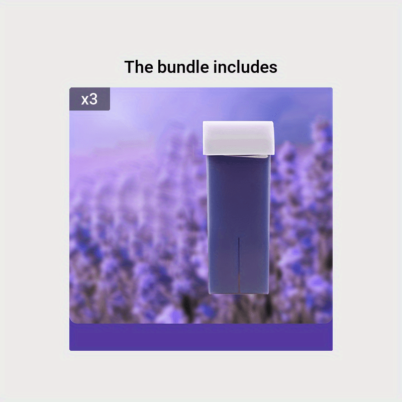 Tiras de cera depilatoria para cabello unisex con miel 100g rodillo manual de cera de abejas