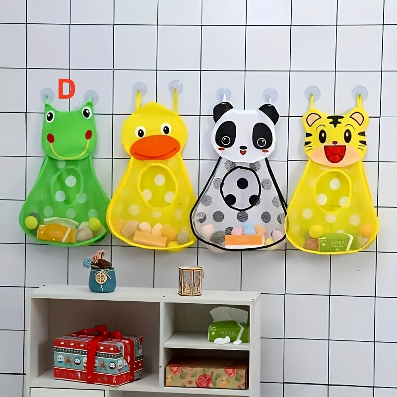 Keng mesh osma o'yinchoq tashkilotchisi, vakuumli qopqoq bilan - bayramlar uchun mukammal sovg'a.