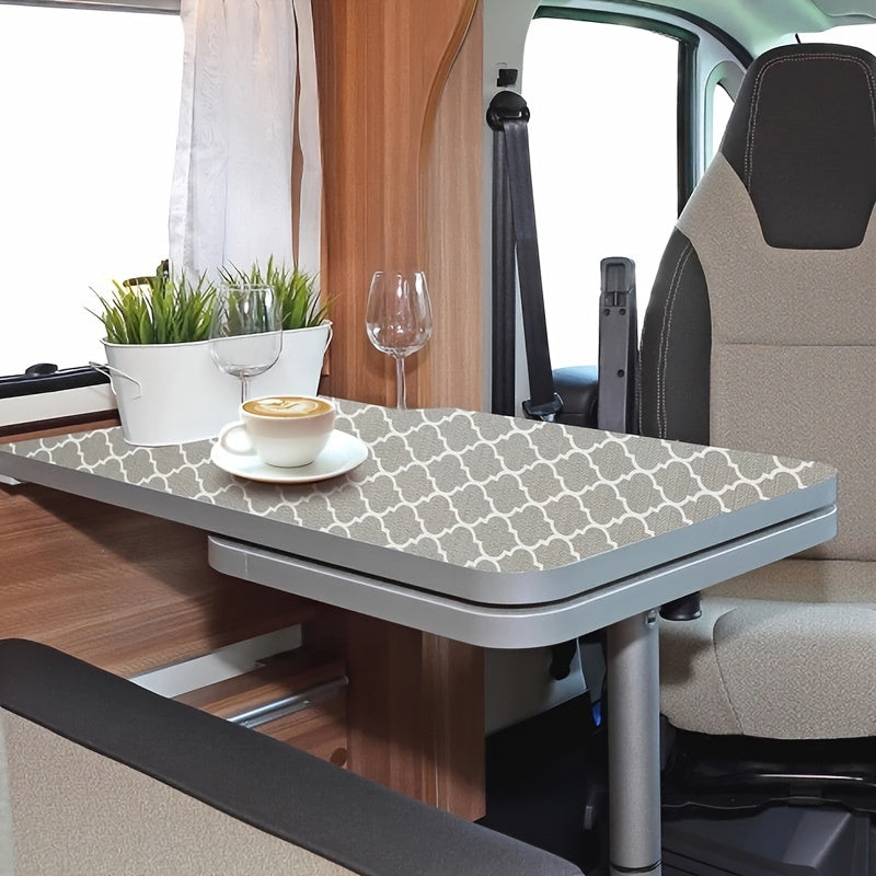 Estera de estantería resistente al agua y antiadherente, versátil para armarios y cajones de cocina