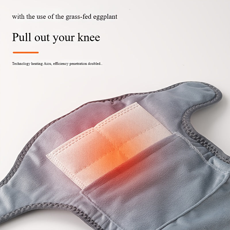 Almohadilla de masaje eléctrica con calor de moxibresión y intensidad ajustable para hombro, codo y rodilla