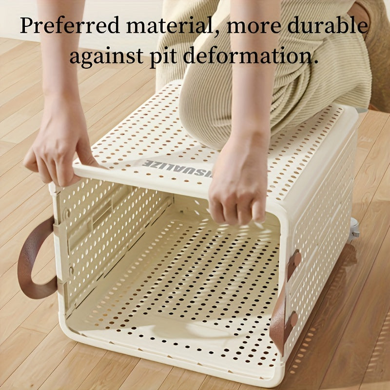 Large Capacity Breathable Laundry Basket for Home Bathroom Storage