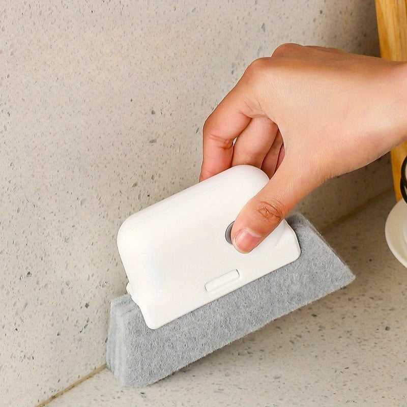 Многофункциональная гибкая щетка для очистки канавок с отсоединяемой ручкой