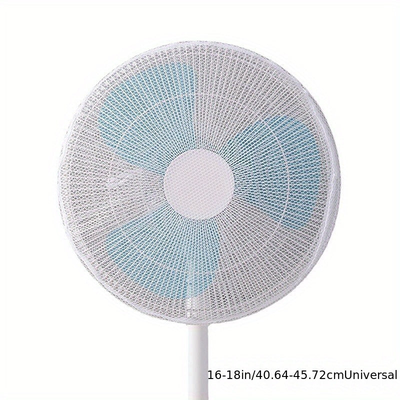 Bolalar xavfsizligi uchun barmoqni himoya qilish tarmog'i bilan elektr fanining qopqog'i, batareyaga ehtiyoj yo'q, shaffof dizayn.