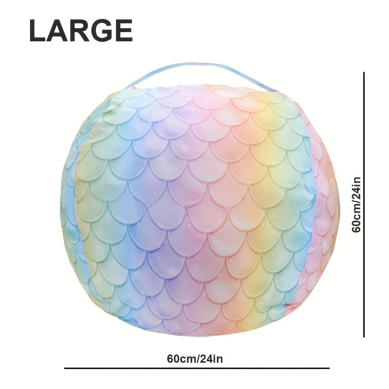 Funda grande para silla de saco de frijoles para almacenamiento de juguetes de felpa, desmontable y fácil de limpiar