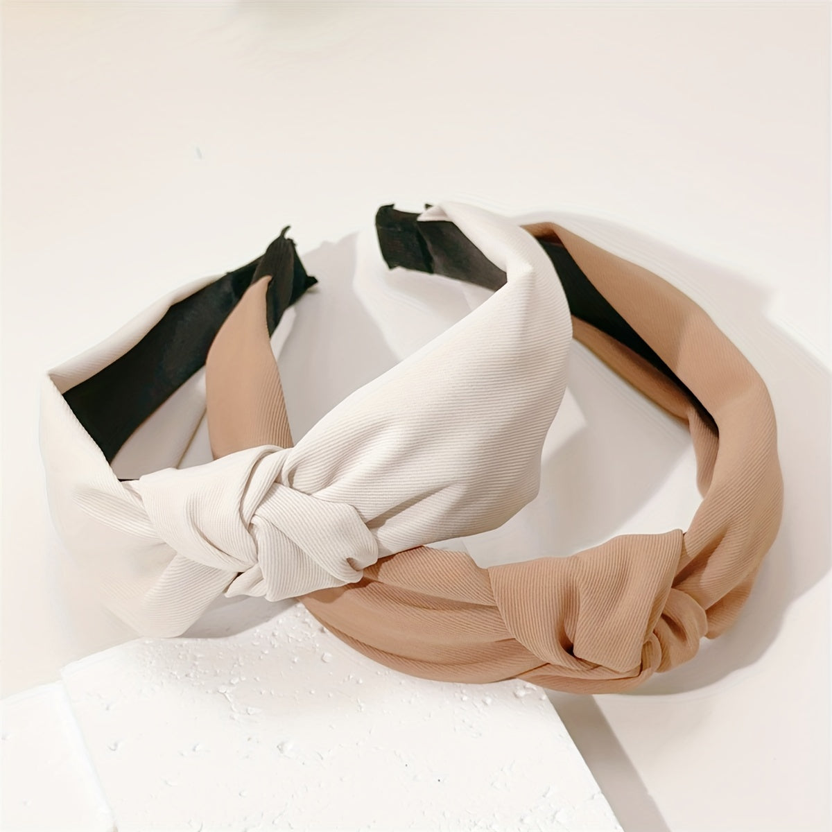 Set of 4 Women's Leopard Print Wide Brim Headbands Knotted Stylish Hair Accessories