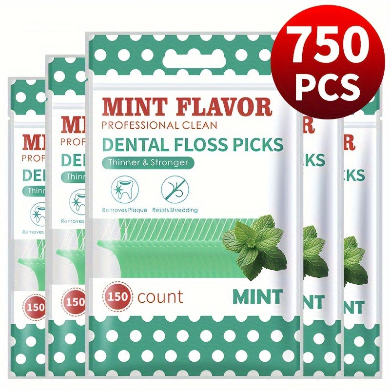 Dental Floss Sticks Mint Flavor 750/300/150/50 Pieces Oral Hygiene
