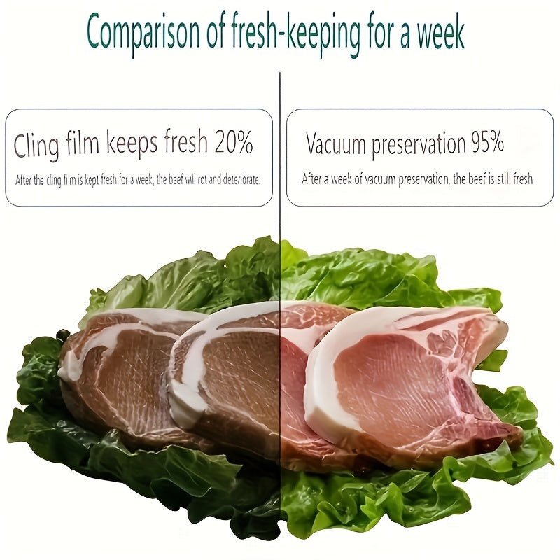 6-to'plam vakuum bilan yopilgan sumka rulolari 15.24cm x 20', 20.32cm x 20', 27.94cm x 20' oziq-ovqatni saqlash uchun