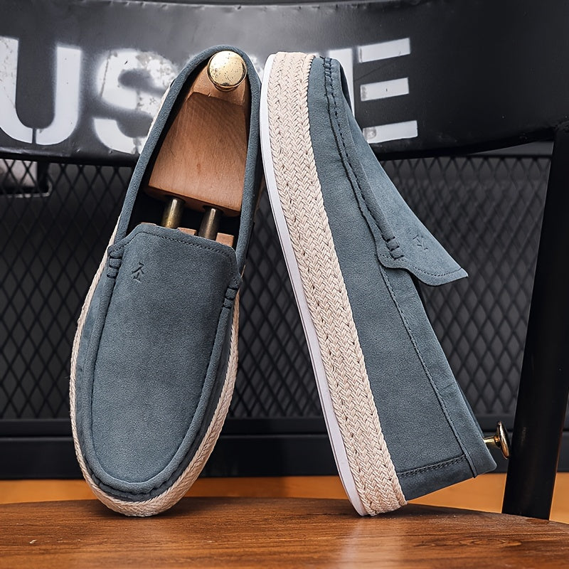 Men's Casual Slip-On Shoes Non-Slip Sole for Walking Traveling Fishing