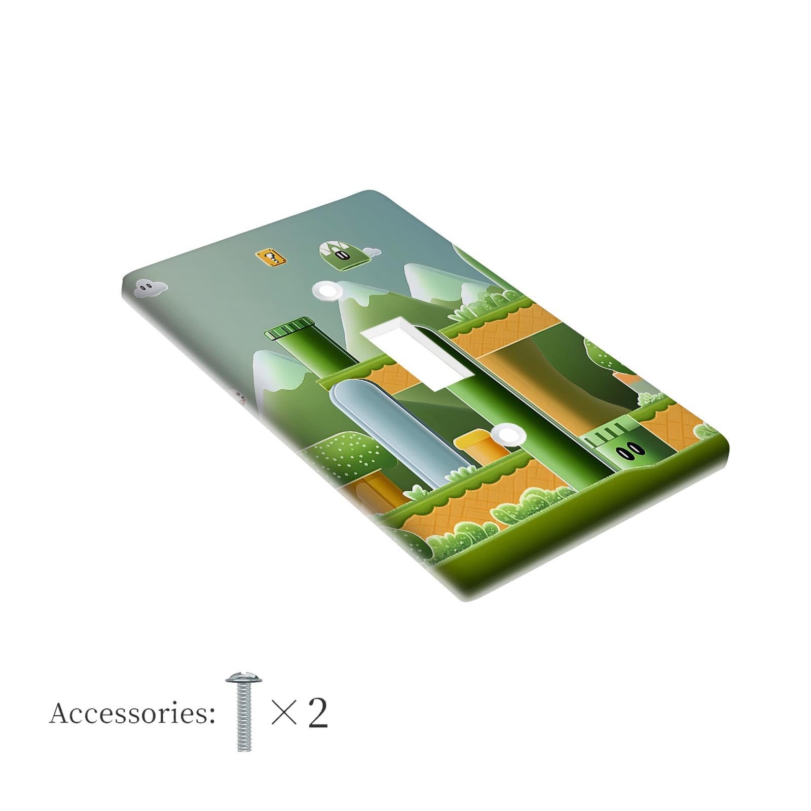 Cartoon Light Switch Cover for Kitchen and Bathroom Decor Pack of One