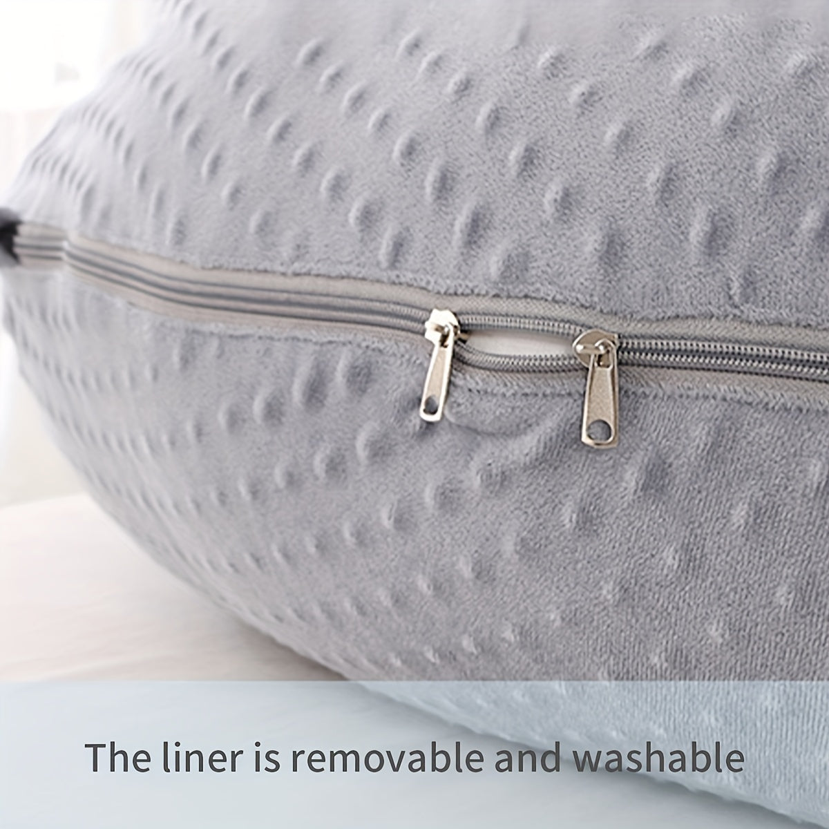 Pregnancy Pillow U-Shaped Body Support for Side Sleeping with Waist Cushion