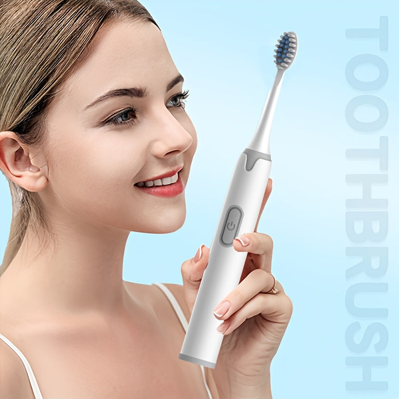 Electric Toothbrush for Adults IPX7 Waterproof with Soft Replaceable Heads