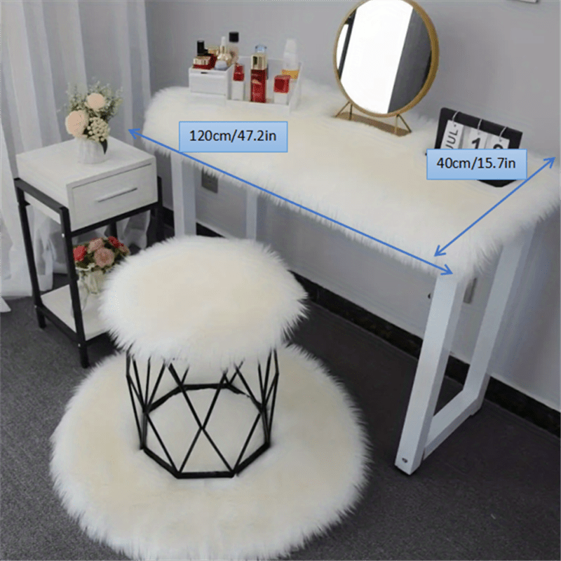 Розовый искусственный меховой ковер мягкий пушистый шег-коврик для гостиной, спальни, детской