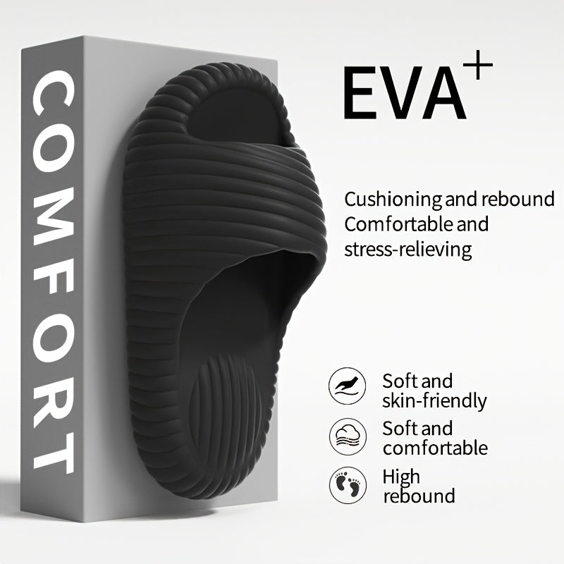 Women's Comfortable EVA Slippers Open Toe Slides for Casual Wear