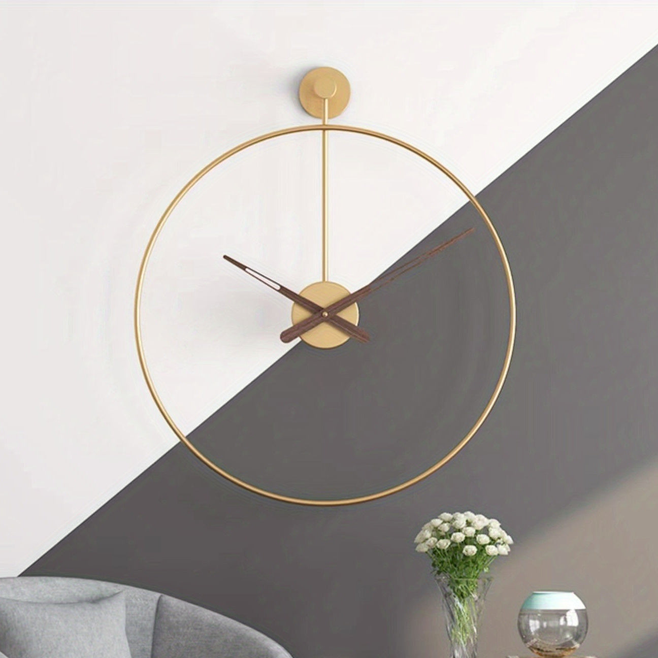 Uy sharoitlari uchun bolalar xonasi devor soati 40cm yoki 50cm, shovqinsiz, san'at bezak sovg'asi