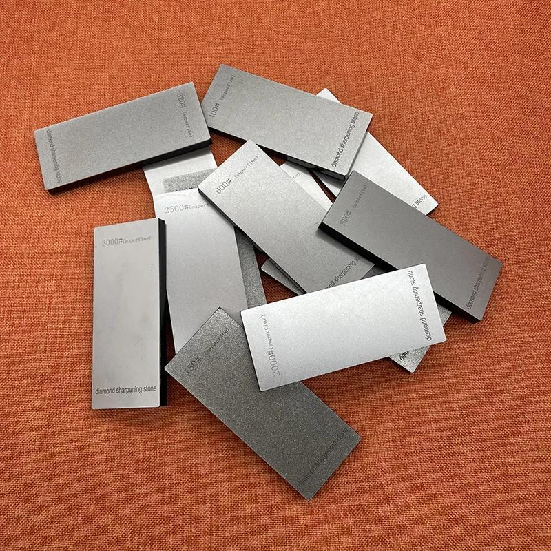 Metal Whetstone Sharpening System with Diamond Stones 1500-3000 Grit for Knives