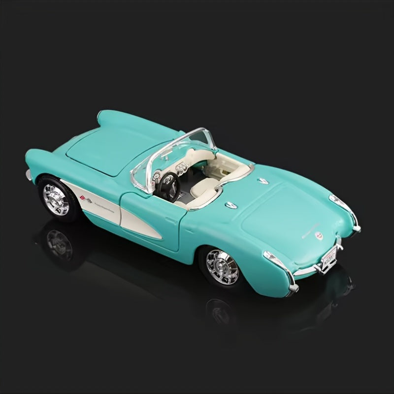 Kids Green Alloy Roadster Model Diecast Convertible Car Toy