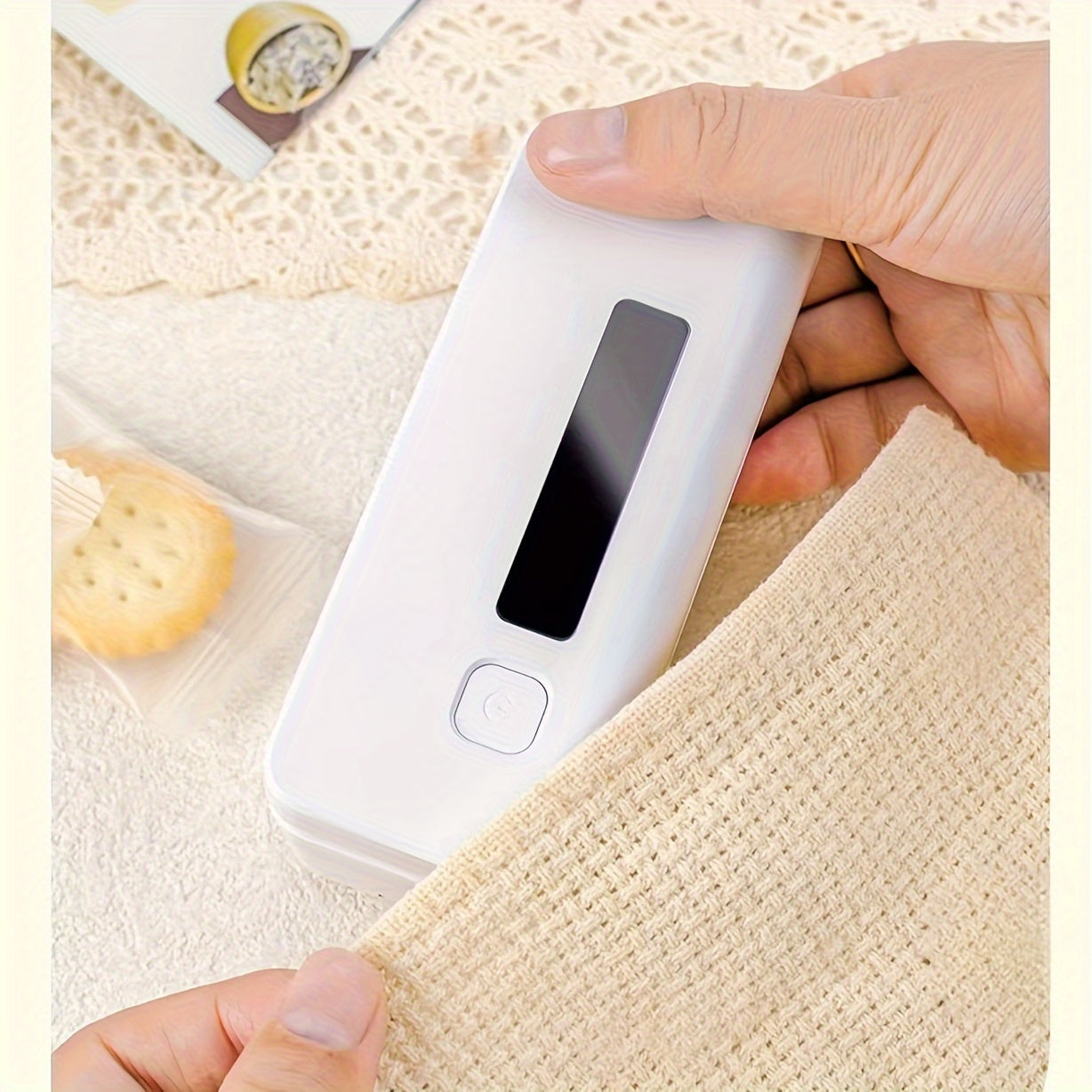 Qayta to'ldiriladigan atıştırmalık sumkasi yopgich, 9 tezlik sozlamasi bilan, USB zaryadlash, magnit orqa