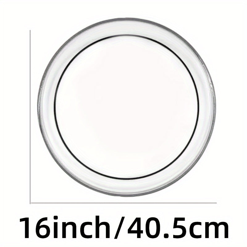 Double Layer Transparent Oil Faux Leather Drum Skin 20.32cm 25.4cm 30.48cm