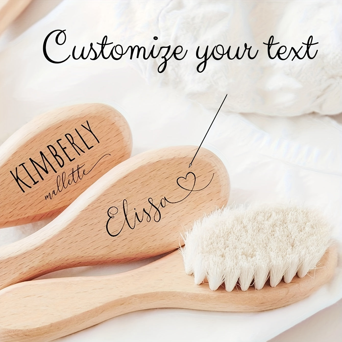 Personalized Baby Comb with Engraved Name, Newborn Keepsake, Shower Gift