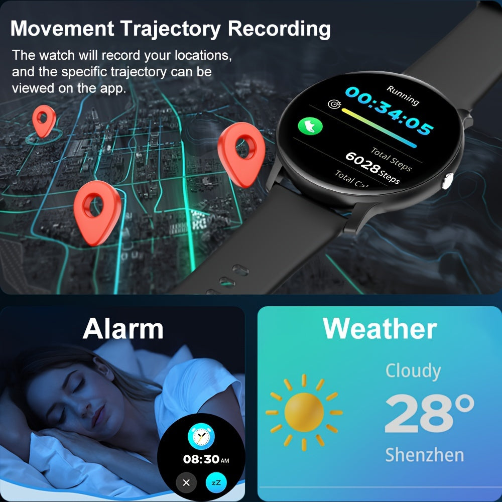 PEJE Sport Aqlli Soat, Sensorli Ekran, Yoritish, Silikon Tasmali, USB Zaryadlash, Simsiz Funktsiya, Sport va Musiqa Boshqarish uchun Lityum Batareya.