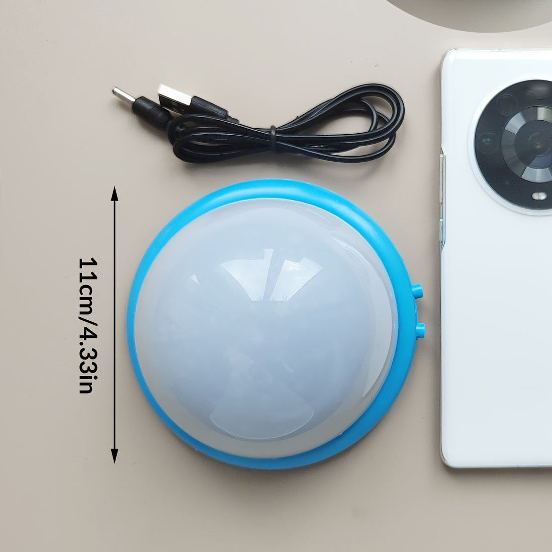 Starry Sky Projector Lamp with 8 Color Modes USB Battery Powered Modern Space Desk Light