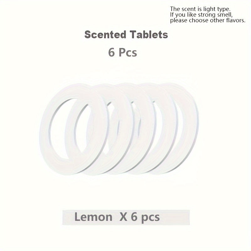 Car Air Freshener Replacement Pads Solid Fragrance Filter 6 Pack